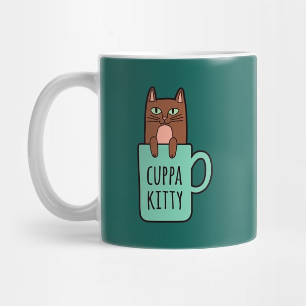 Cuppa Kitty by pinkowlet